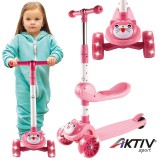 MalPlay Háromkerekű roller rózsaszín