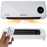 MalTec kerámia fűtőbetétes fali hősugárzó, légfüggöny, távvezérlővel, 2000 W