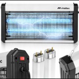 MalTec MasterKiller Megbízható Erős Elektromos 2 csöves szúnyogirtó, UV lámpa, 30W, 3800V