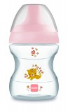 MAM Learn to Drink ivópohár 190 ml (2023) 6h+ - Rózsaszín - Leopárd