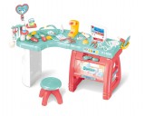 Mama Kiddies 27 részes full extrás orvosi asztal székkel és rengeteg extrával pink-kék színben