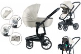 Mama Kiddies Icon 3az1-ben multifunkciós babakocsi kiegészítőkkel bézs színben + Ajándék