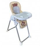 Mama Kiddies Lylyan multifunkciós etetőszék bézs színben macis mintával színben+ Ajándék