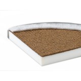 Mama Kiddies Sofie Dreams Kokusz-Habszivacs matrac 140x70x6 cm, feher pamut huzattal