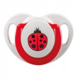 Mamajoo Ortodontikus cumi tárolódobozzal 6h+ - Piros katica