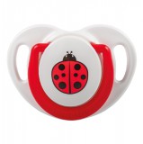 Mamajoo Ortodontikus cumi tárolódobozzal 6h+ - Piros katica