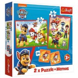Mancs őrjárat 2 az 1-ben puzzle és memóriajáték - Trefl