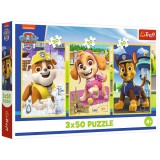 Mancs őrjárat a mi kiskutyáink 3x50db-os puzzle - Trefl