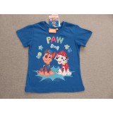 Mancs őrjárat kisfiú pamut póló - kék (116) - TÖBB MÉRETBEN