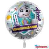 Mancs Őrjárat Snow Cool Joyeux Anniversaire fólia lufi 43 cm