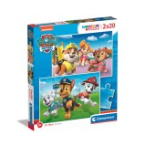 Mancs őrjárat Supercolor 2 az 1-ben 2x20db-os puzzle - Clementoni