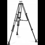 MANFROTTO Alu videó állvány, ikerláb, kökzépterpesz, 100/75mm csésze MVTTWINMA (MVTTWINMA)