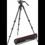 MANFROTTO Nitrotech 612 video fej + 536 magas CF állvány, szimpla láb MVK612CTALL (MVK612CTALL)