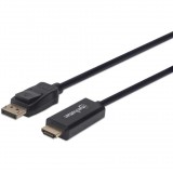 Manhattan 152662 video átalakító kábel 1 M DisplayPort HDMI Fekete (152662)