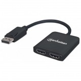 Manhattan 152716 videó elosztó DisplayPort 2x HDMI (152716)