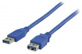 MANHATTAN 322379 USB3.0 hosszabbító kábel 2m Kék