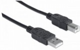 MANHATTAN 333368 Hi-Speed USB nyomtató kábel 1.8m fekete