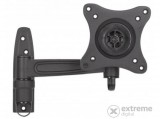 Manhattan 423700 VESA100x100 dönthető, elforgatható fali tartó konzol 13-27"-ig, fekete