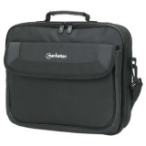 Manhattan 439985 laptop táska 35,8 cm (14.1") Aktatáska Fekete