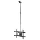 Manhattan Full-Motion Height-Adjustable TV Ceiling Mount 37"-80" Black 462051