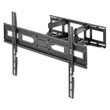 Manhattan Full-Motion TV Wall Mount with Post-Leveling Adjustment 37"-80" Black 462440