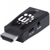 MANHATTAN HDMI auf VGA-Mikrokon. optional MikroUSB Stromport (151542)