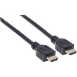 Manhattan HDMI Csatlakozókábel [1x HDMI dugó - 1x HDMI dugó] 5.00 m Fekete (353953)