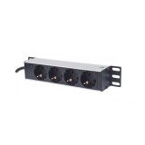 MANHATTAN / INTELLINET Manhattan elosztó - 10" Rackmount elosztó, 4 aljzat, LED fény, 1.8m