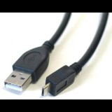 Manhattan kábel USB 2.0TypeA (Male) - Micro USB 2.0 TypeB (Male) 1.8m fekete (307178) (307178) - Adatkábel