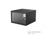 Manhattan Rackszekrény - 19" fali kivitel (6U, 353 (h) x 540 (w) x 560 (d) mm, IP20, Flatpack, fekete)
