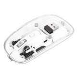 Manhattan Rechargeable Wireless USB Mouse Transparent 190275