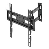 Manhattan TV állvány - Fali, dönthető, forgatható, szintezhető, TV állvány Fekete (max.VESA:400x400)(32"-55"-ig)