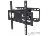 Manhattan TV állvány - Fali, dönthető, forgatható, TV állvány Fekete (max.VESA:400x400)(32"-55"-ig)