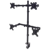 Manhattan Universal Four Monitor Mount with Double-Link Swing Arms 461566