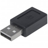 MANHATTAN USB 2.0 Typ C Adapter Typ C-Buchse auf A-Stecker (354653)