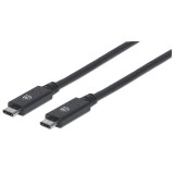 Manhattan USB 3.2 Gen 2 Type-C Device Cable 1m Black 355223