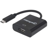 Manhattan USB-C Male to HDMI Female Adapter Black 151788
