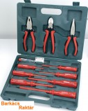 Mannesmann MAN-11240 Fogókészlet szigetelt csavarhúzókkal 11-részes