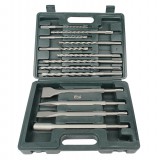 Mannesmann SDS-Plus fúró- és vésőkészlet betonhoz és falazathoz, 6–14 mm, 13 részes (M12588)
