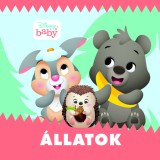 Manó könyvek Disney Baby - Állatok - zörgős textil könyv