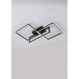 Mantra MURAL BLACK 7463 mennyezeti lámpa fekete akril 3840 lm 3000 K IP20