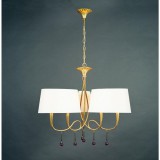 Mantra PAOLA 3540 csillárok nappaliba arany fém 6x E14 max.40W E14 IP20