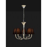 Mantra PAOLA SILVER PAINTING 6208 csillárok nappaliba ezüst fém 5*E14 max20W E14 IP20