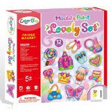 Manyuk Toys Hűtőmágnes készítő szett - Csajos cukiságok