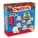Manyuk Toys Karácsonyi kerámia teáskészlet dekoráló szett