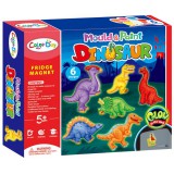 Manyuk Toys Sötétben világító hűtőmágnes készítő szett - Dinoszauruszok