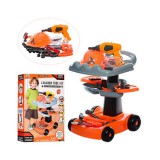 Manyuk Toys Szerszámkészlet emeletes tároló kocsival - 38 db-os