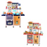 Manyuk Toys Szuperséf kiskonyha szett, világos rózsaszín - 65 db-os