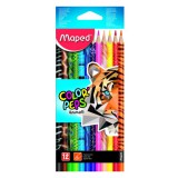 MAPED: Color Peps Animal színes ceruza készlet - 12 db-os