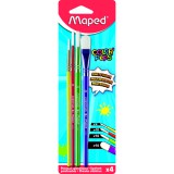 MAPED: Color Peps ecsetkészlet - színes, 4 db